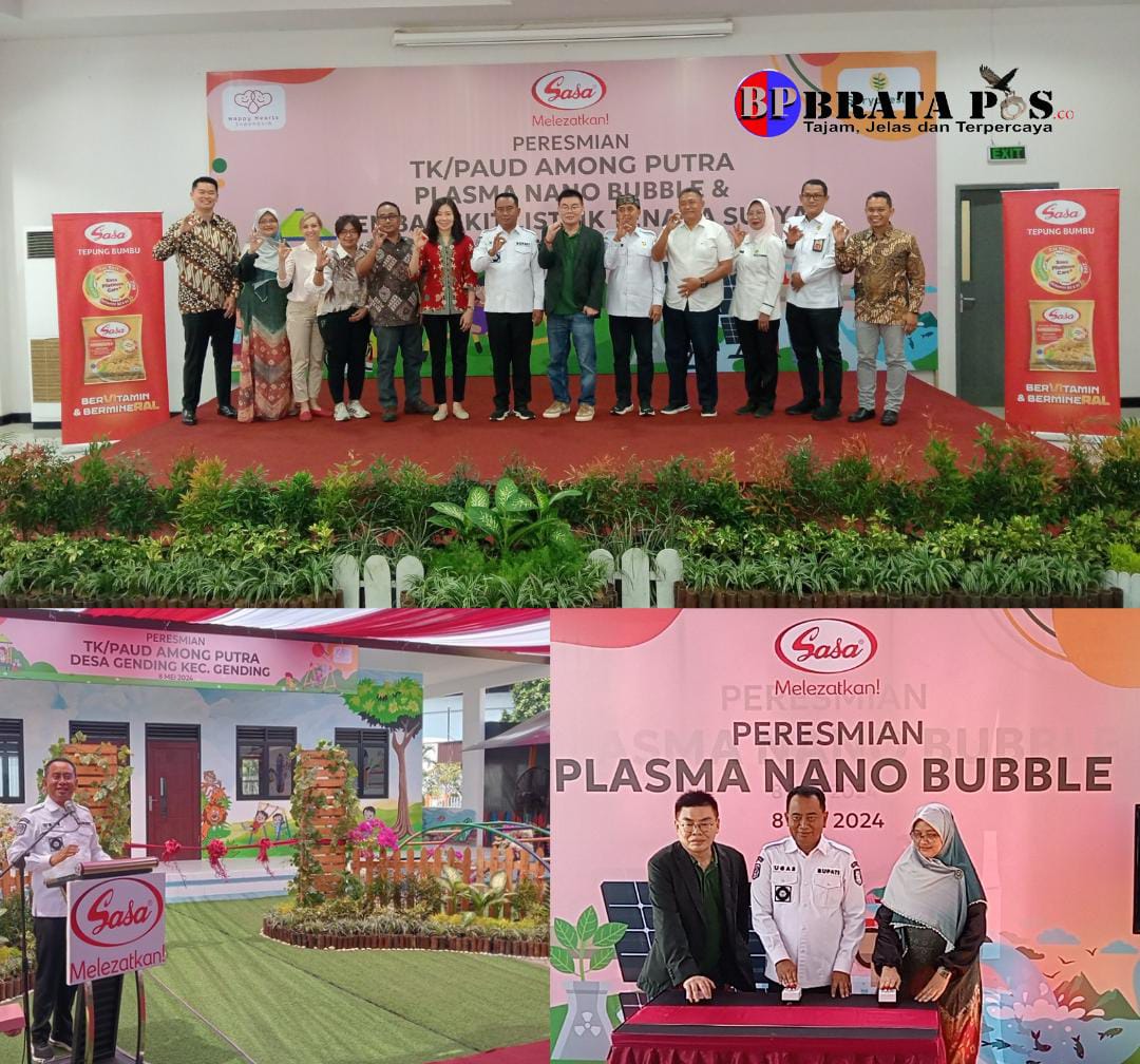 PJ. Ugas Irwanto Resmikan Tiga Program PT Sasa Inti