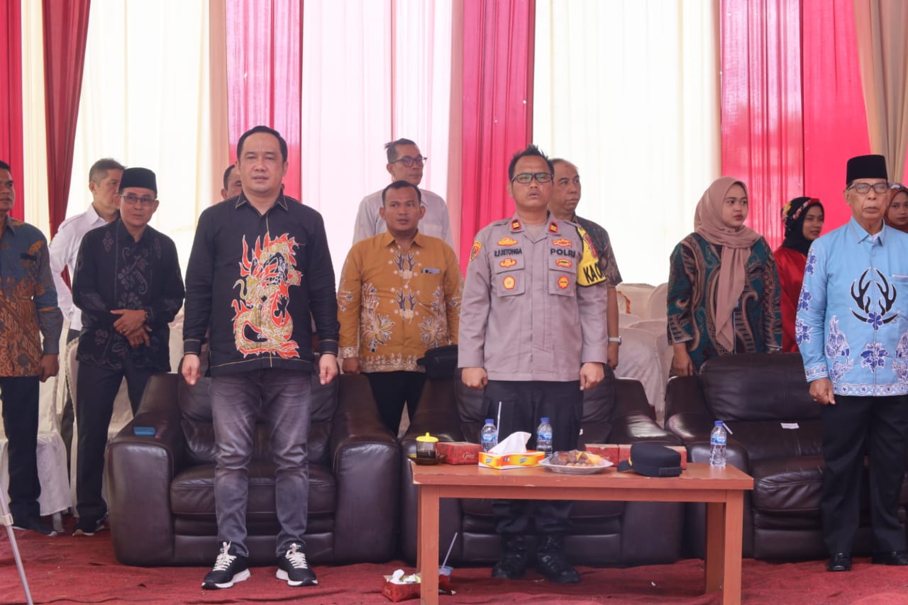 Jumiwan Aguza, SM.MM Menghadiri Acara Peresmian Gedung Baru Universitas Muara Bung