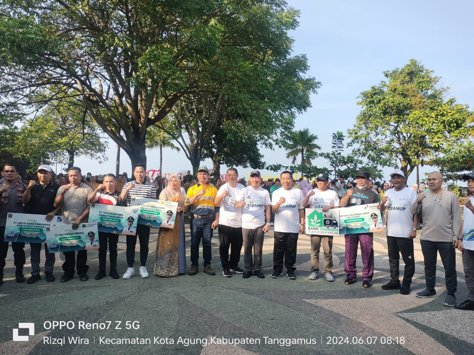 Apel Pagi Sekaligus Launching Bank SALINGDA dan Kegiatan Coastal Clean Up Dalam Rangka Hari Lingkungan Hidup Oleh Pemerintah Kabupaten Tanggamus