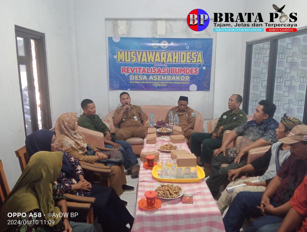 Tidak Maksimal, Pemdes Asembakor Gelar Musdes Revitalisasi BUMDES 