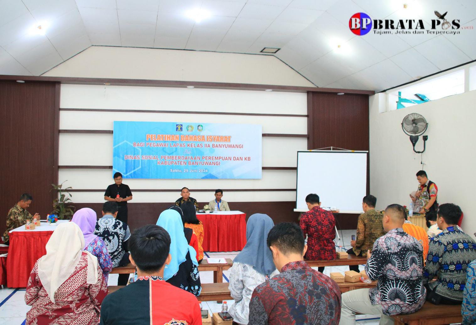 Optimalkan Layanan Berbasis HAM, Lapas Banyuwangi Gelar Pelatihan Bahasa Isyarat