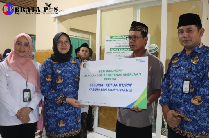 Total 13.457 Ketua RT/RW se-Banyuwangi, Mendapat Jaminan Perlindungan BPJS Ketenagakerjaan