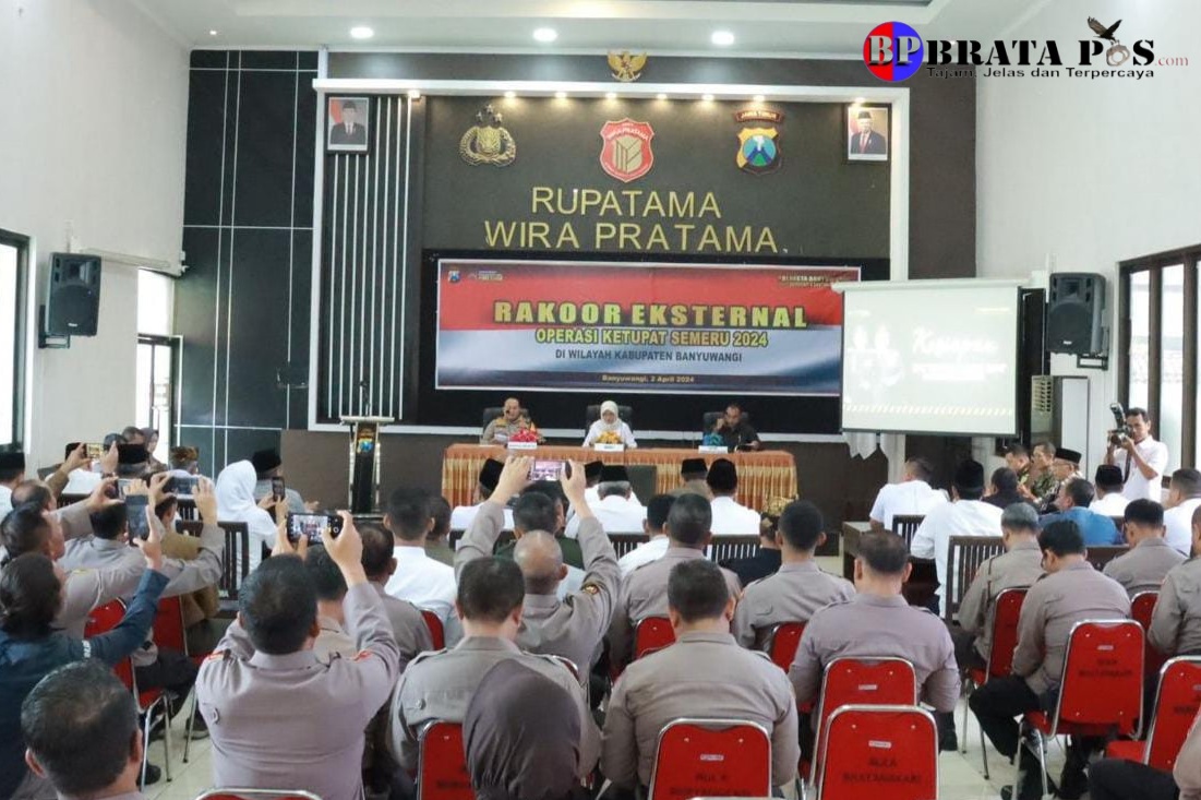 Forpimda Banyuwangi Gelar "Rakor Operasi Ketupat Semeru 2024" Bahas Mudik Aman dan Berkesan