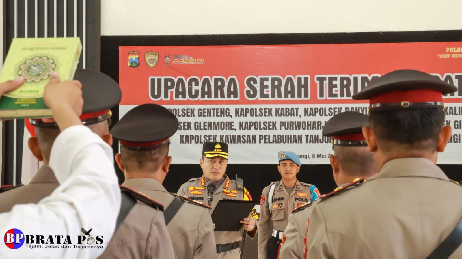 Perombakan Jabatan di Polresta Banyuwangi Kembali Bergulir, Sejumlah Kapolsek di Rotasi