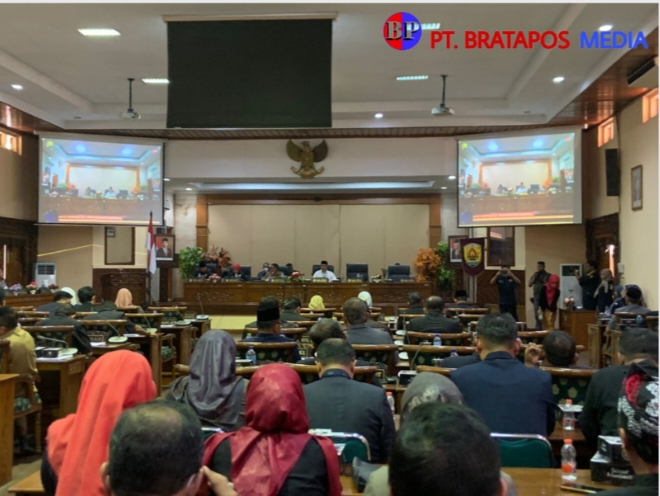 DPRD Grobogan Gelar Paripurna Ke-1 Penatapan Keanggotaan dan Kegiatan