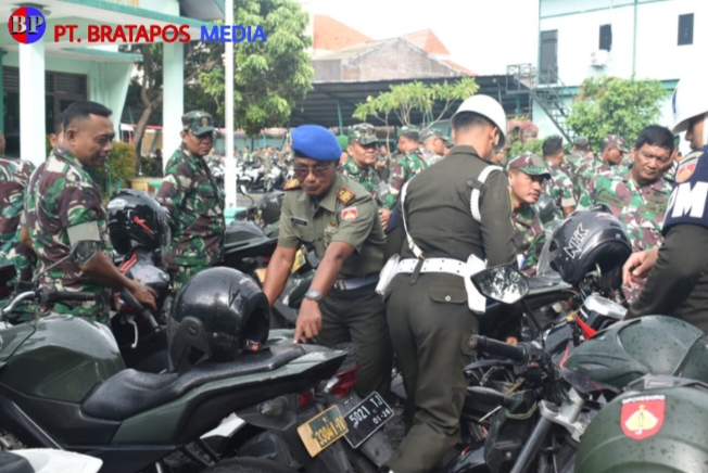 Gaktib, Ratusan Kendaraan Anggota Kodim 0716/Demak Diperiksa Polisi Militer