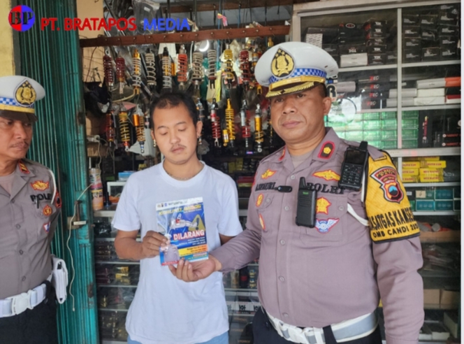 Pelaku Usaha Tidak Luput dari Sosialisasi Penertiban Knalpot Brong