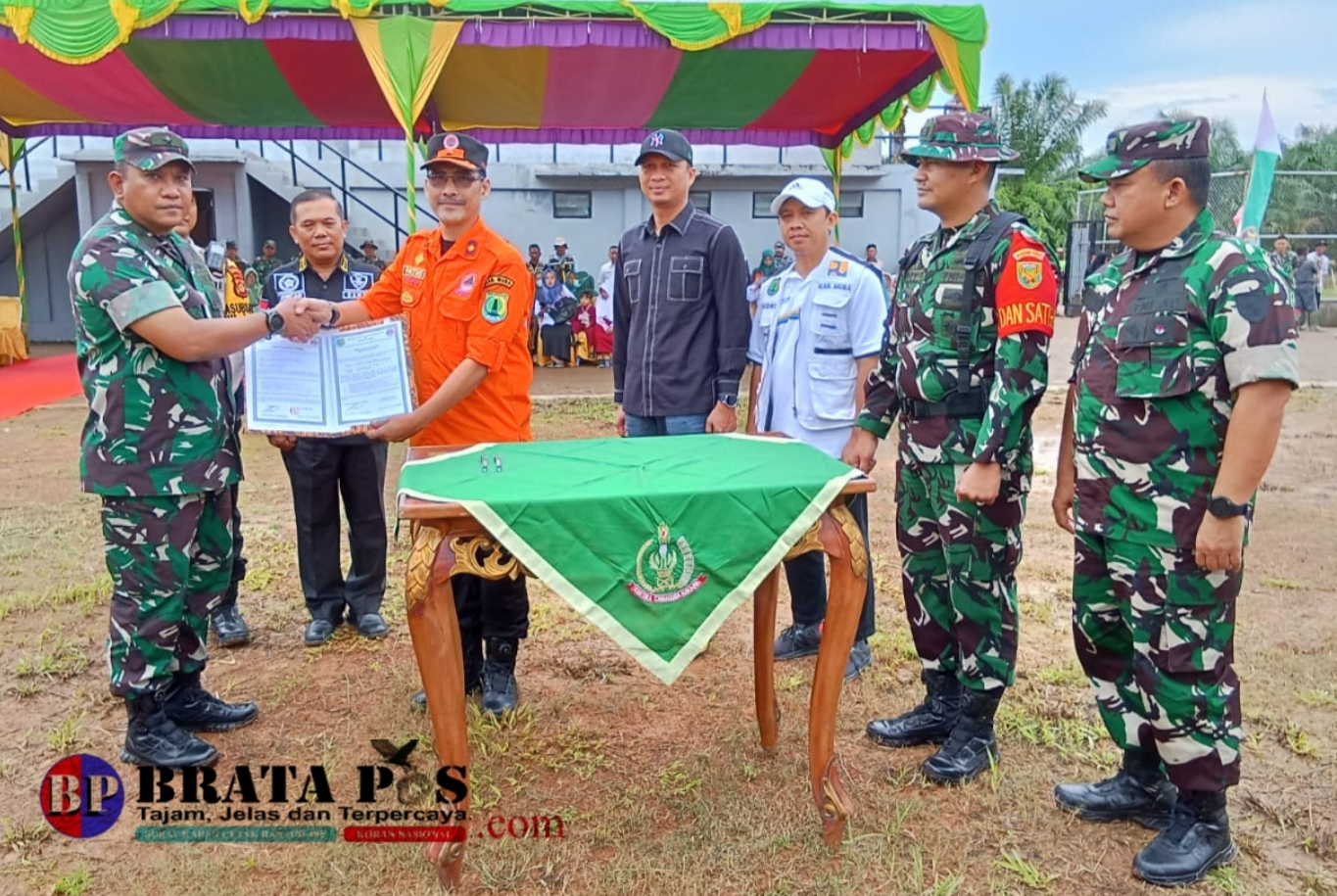 Semangat Kemanunggalan TNI Rakyat Terpancar Pada Penutupan TMMD ke-119 Kodim 0401/Muba