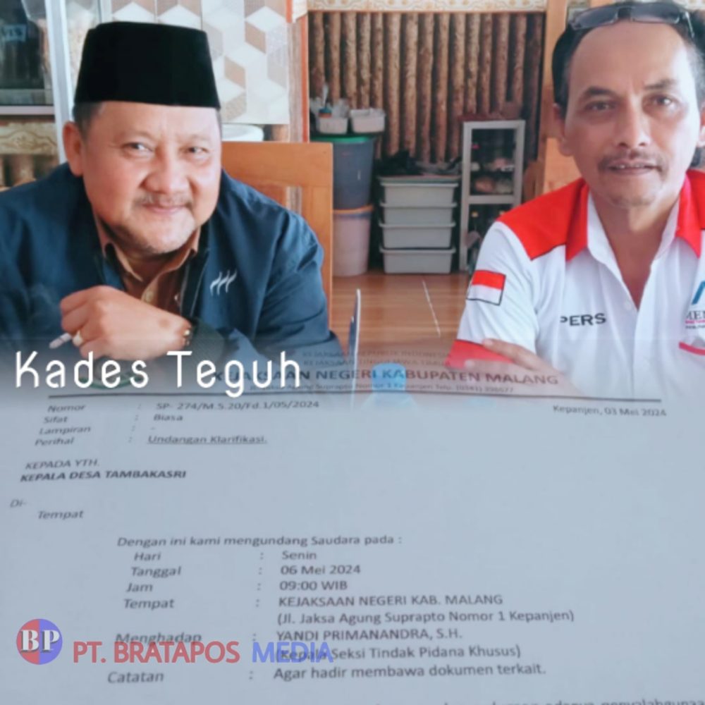Adanya Dugaan Anggaran DD/ADD Fiktif, Kades Tambak Asri Malang di Dumas Warganya
