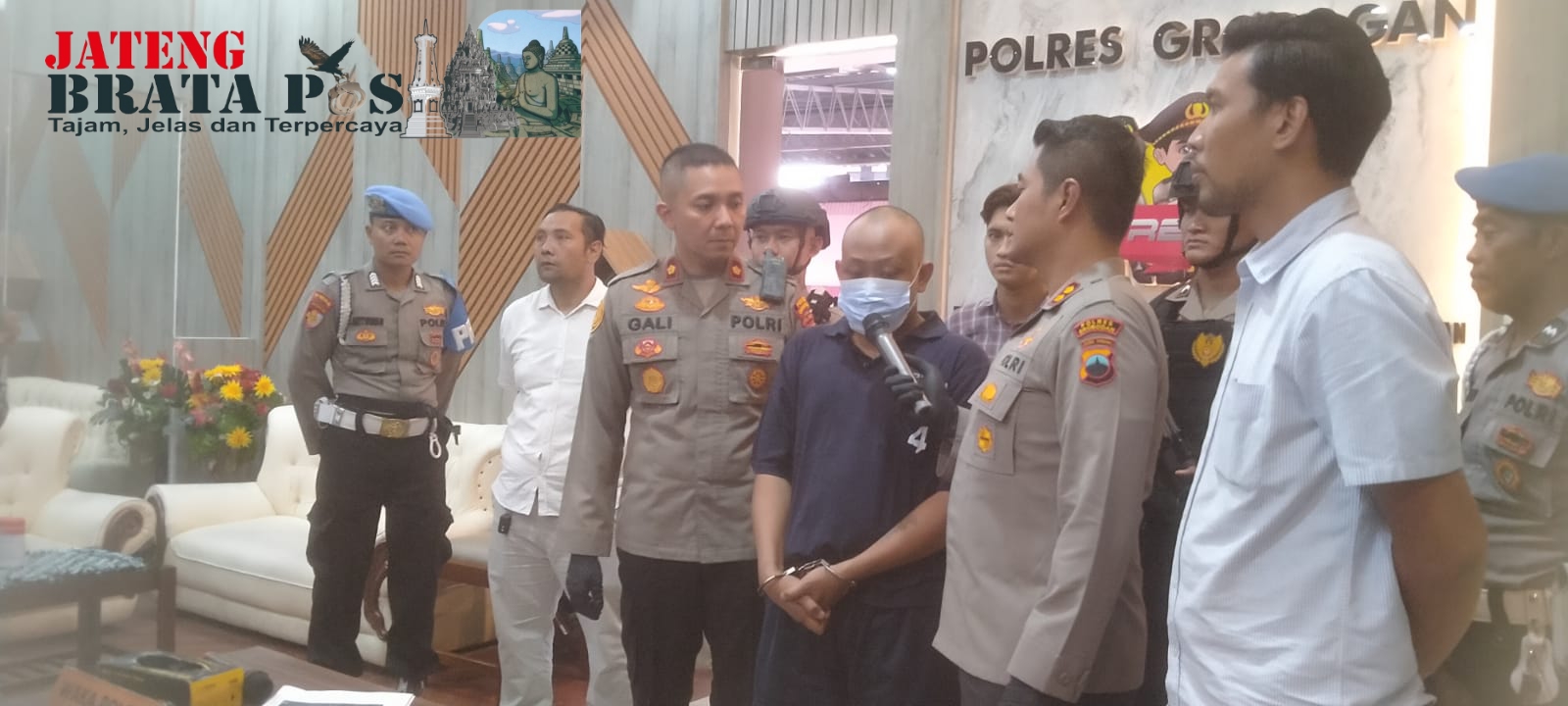 Pelaku Pembacokan Terekam CCTV di Jl. R, Suprapto di Ringkus Satreskrim Polres Grobogan