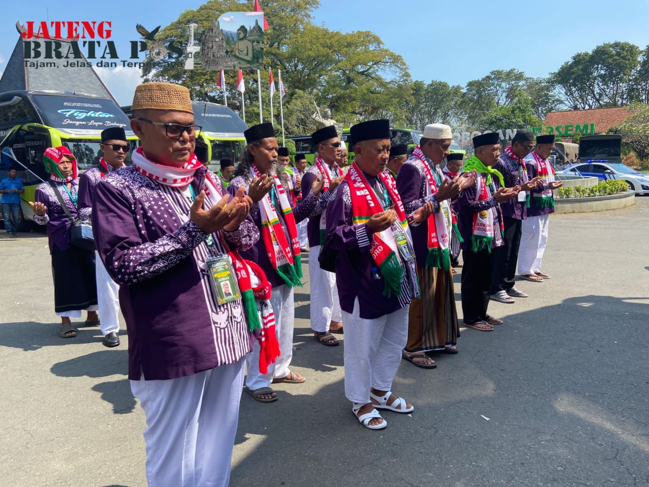 Bupati Grobogan Berangkatkan Ratusan Calon Jamaah Haji