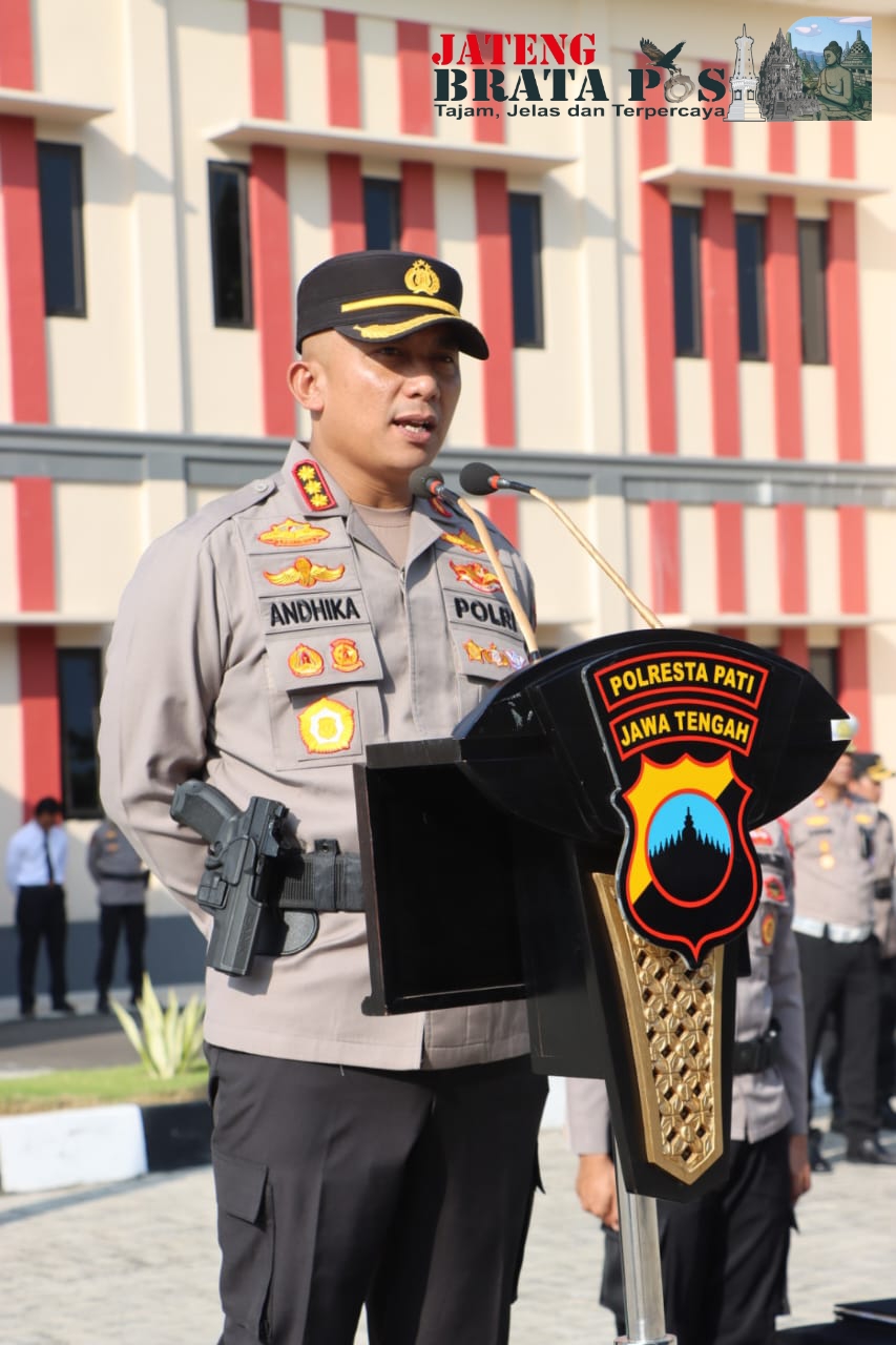 Kapolresta Pati Pimpin Sertijab Kasat Intelkam, Kapolsek Kayen dan Kenaikan Pangkat Pengabdian.