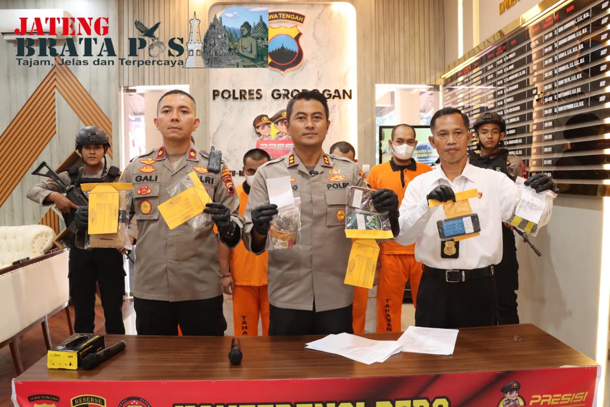 Polres Grobogan Ungkap 3 Kasus Narkoba, 4 Pelaku Ditangkap: Saat Pelaksanaan Operasi Bersinar Candi 2024