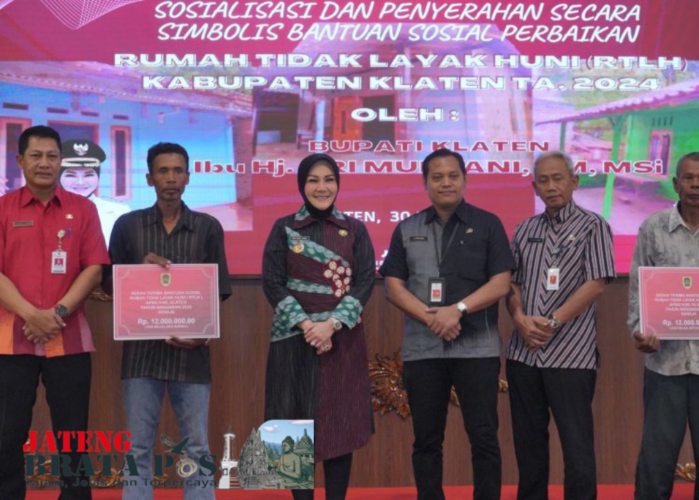 Pemerintah Kabupaten Klaten Salurkan Bantuan RTLH Sebesar 12 juta