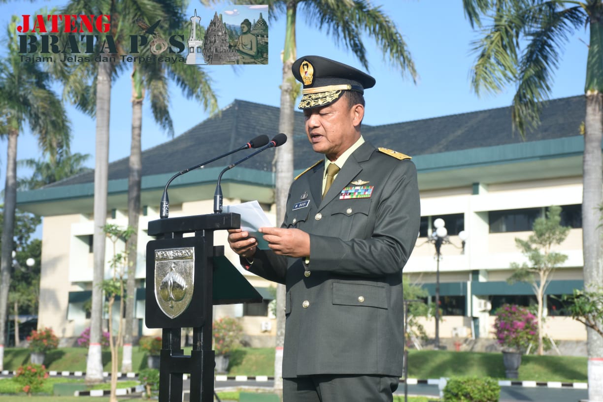 Kasdam IV/Diponegoro Pimpin Upacara Peringatan Hari Lahir Pancasila di Makodam