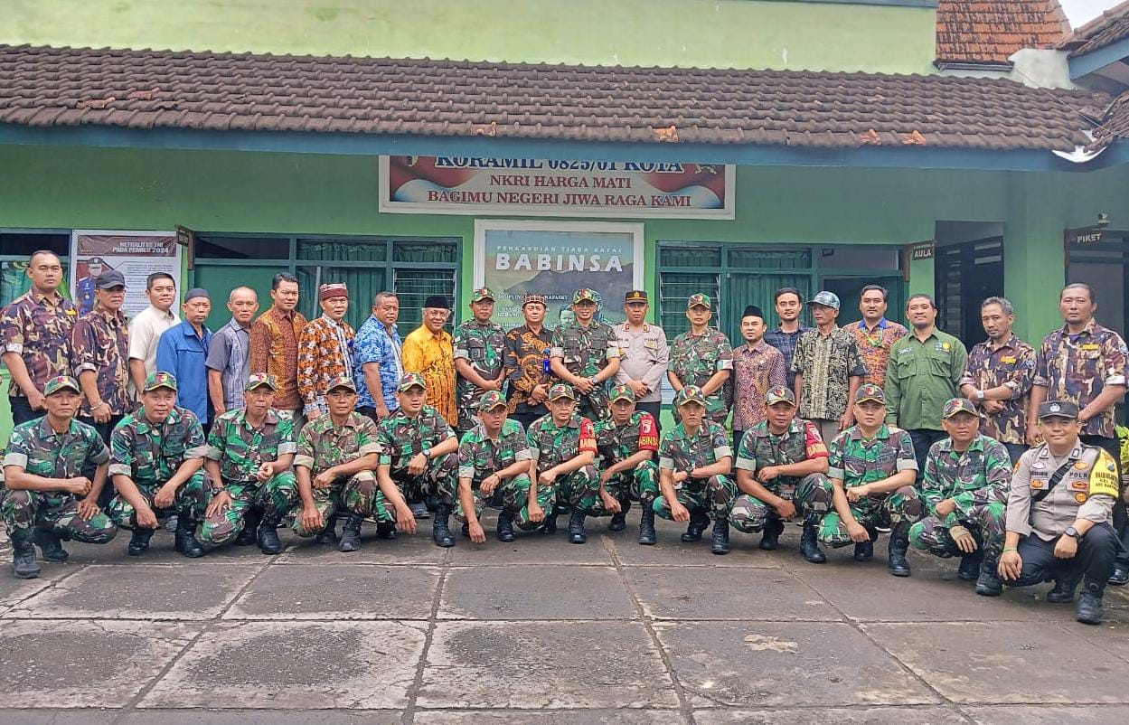 Kunker di Koramil 0825/01 Kota, Dandim: Bangun Sinergi & Perkuat Ketahanan Pangan