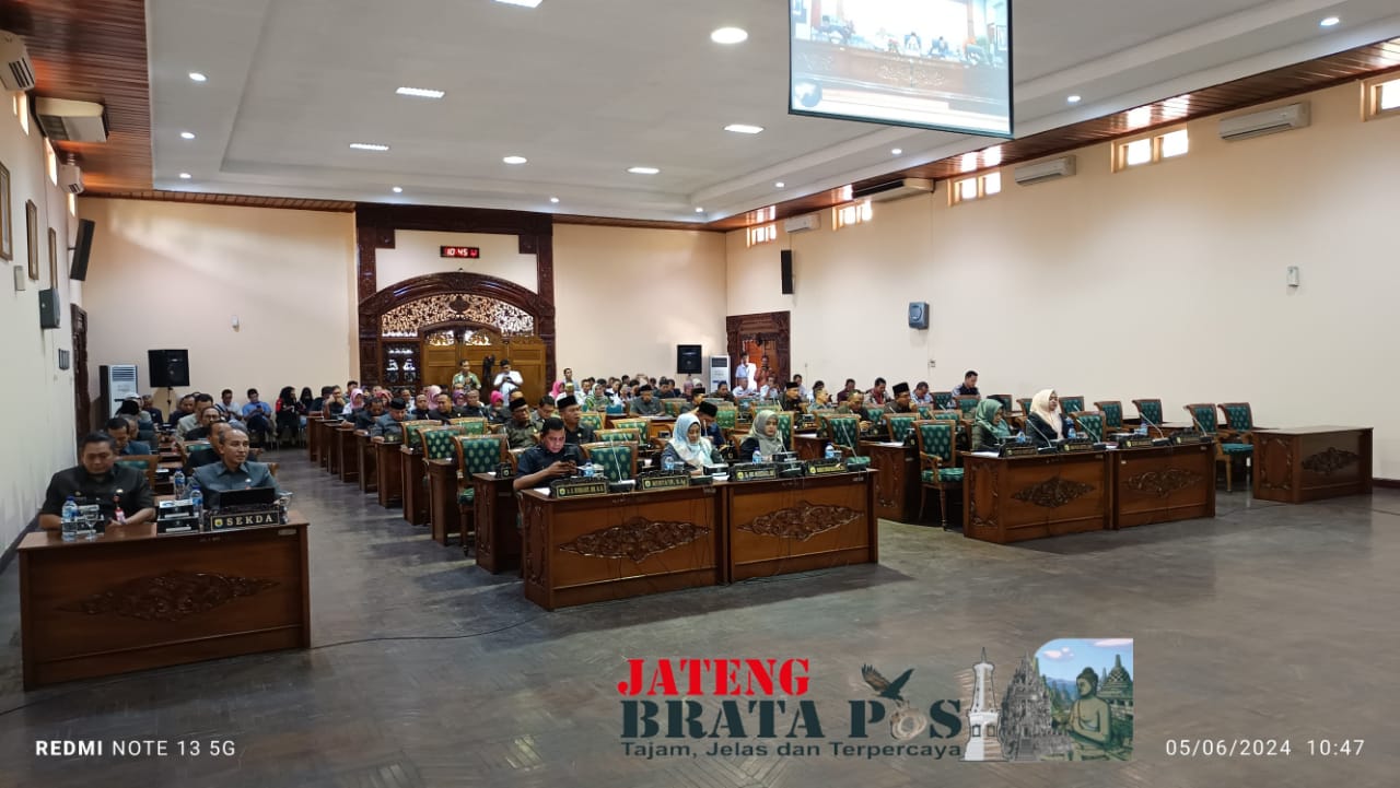 Laporan Gerindra di Sidang Paripurna DPRD Grobogan Mengenai Pertanggungjawaban Pelaksanaan APBD Tahun Anggaran 2023