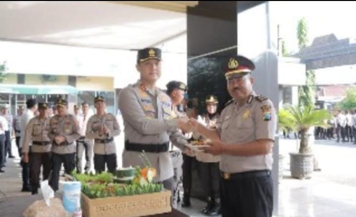 Polres Lamongan Gelar Promosi Kenaikan Pangkat Pengabydari Aiptu ke Ipda