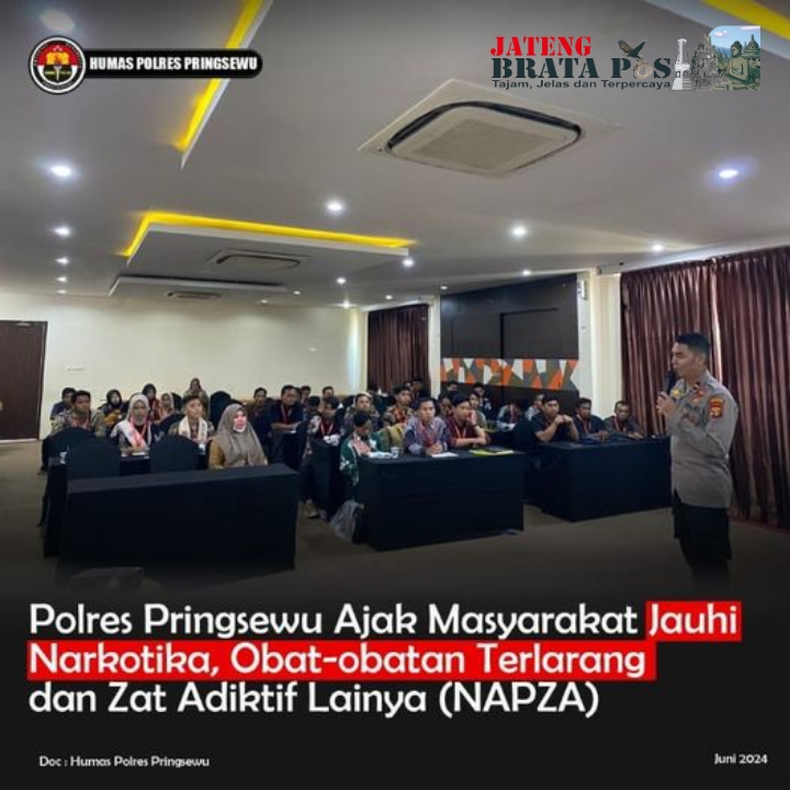 Polres Pringsewu Imbau Masyarakat Jauhi NAPZA