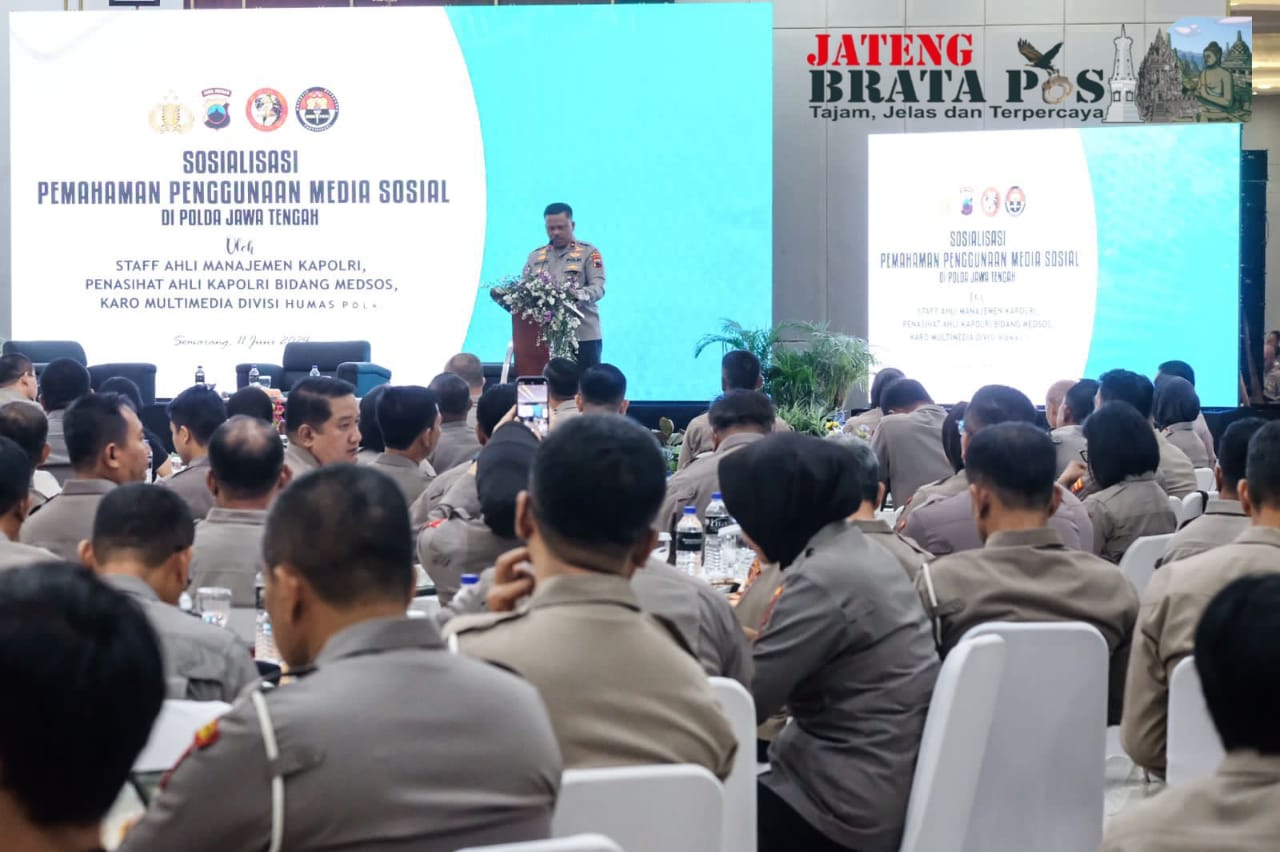 Polda Jateng bersama Korsahli Kapolri Gelar Sosialisasi Pemahaman Media Sosial