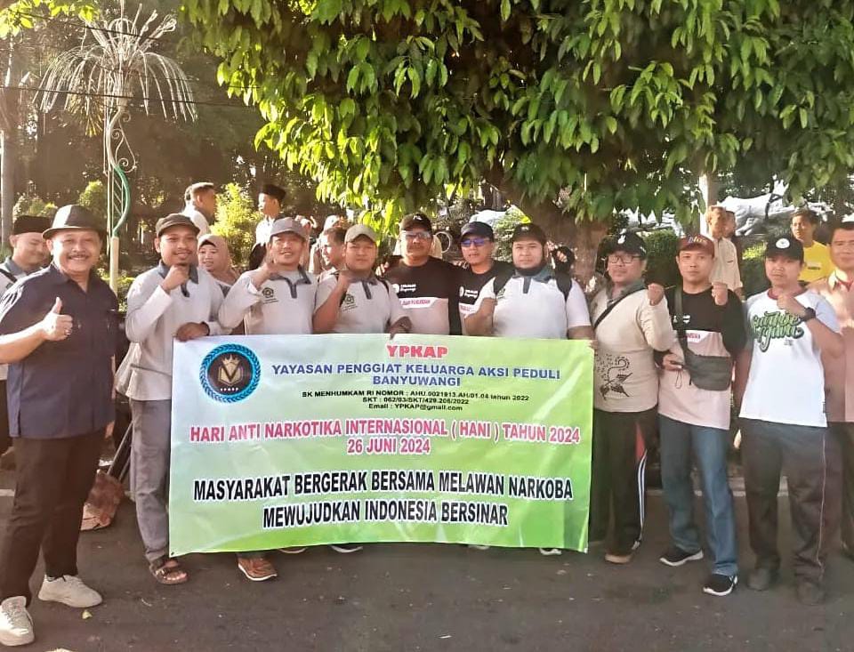 Wujudkan Banyuwangi "BERSINAR", IPARI dan Penggiat Anti Narkoba Gelar  Kampanye Anti Narkotika