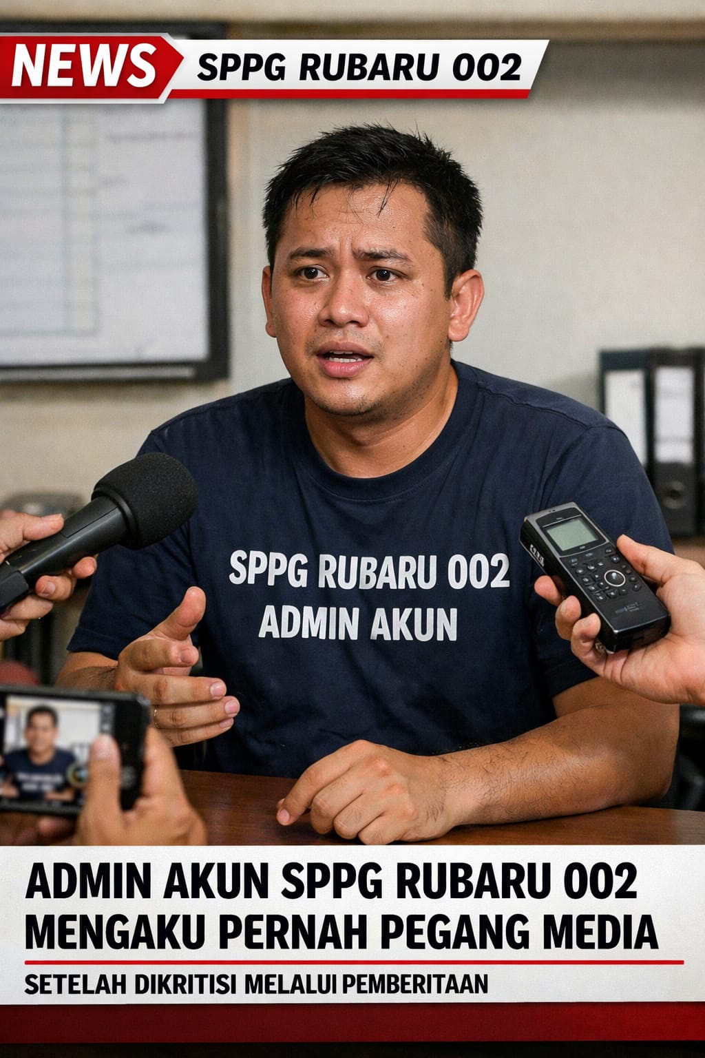 Admin Akun SPPG Rubaru 002 Mengaku Pernah Pegang Media Setelah Dikritisi Melalui Pemberitaan