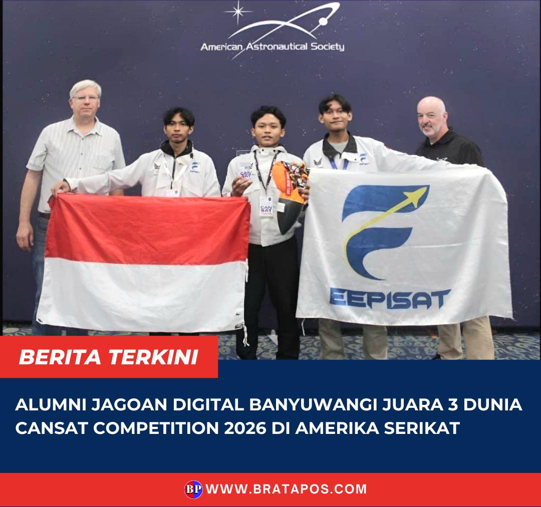 Alumni Jagoan Digital Banyuwangi Juara 3 Dunia CanSat Competition 2026 di Amerika Serikat
