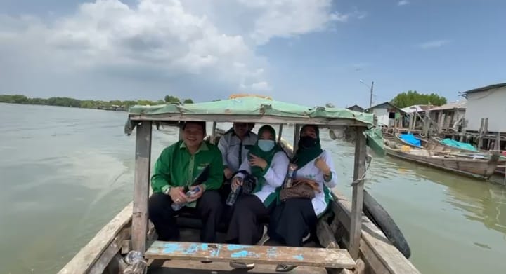 Arungi Laut, H. Misran Sihaloho Kunjungi Paluh Kurau dalam Rangkaian Harlah NU ke-102 di Deli Serdang