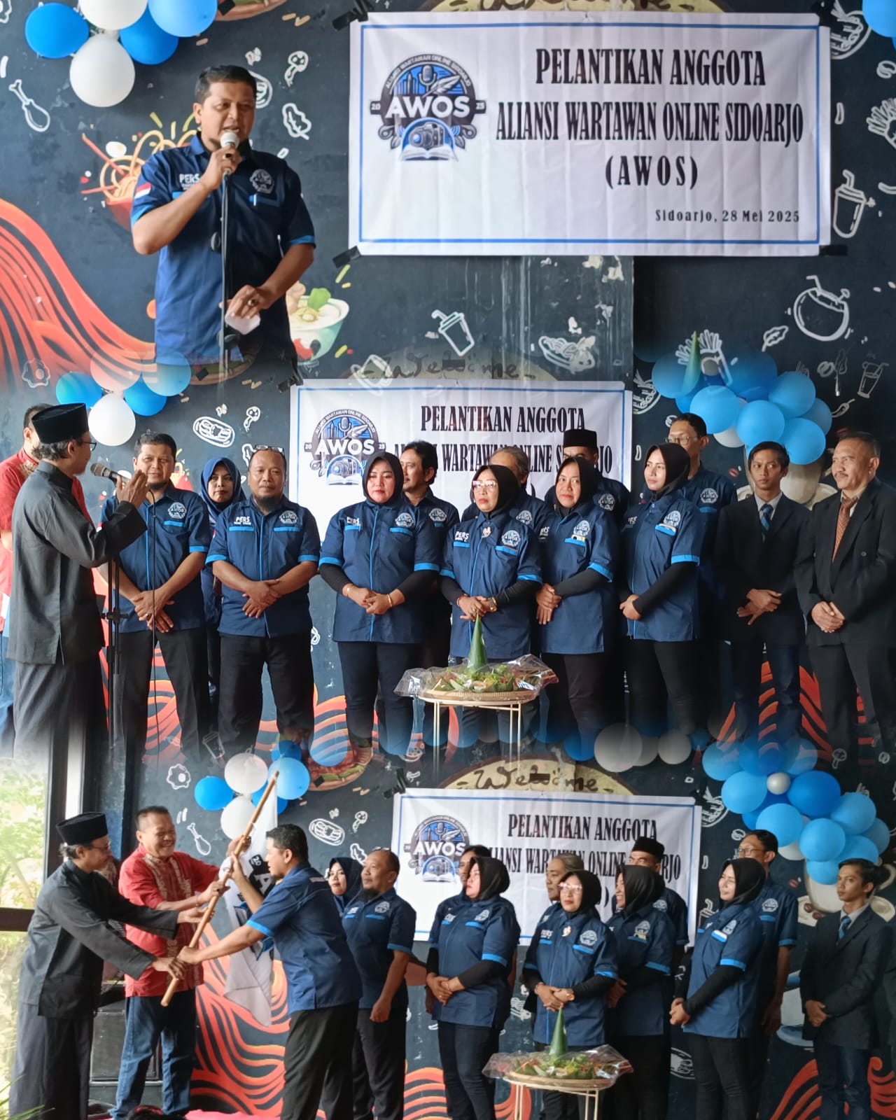 AWOS Resmi Dideklarasikan Membangun Jurnalisme Berkualitas Di Sidoarjo 27 Mey 2025