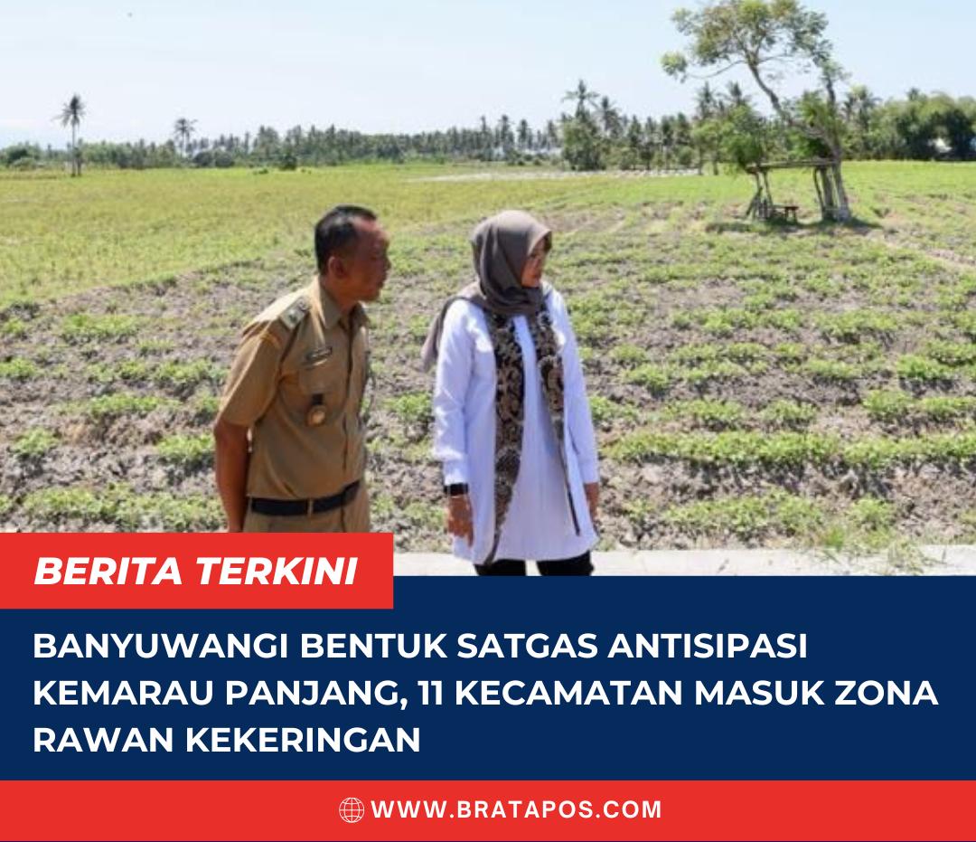 Banyuwangi Bentuk Satgas Antisipasi Kemarau Panjang, 11 Kecamatan Masuk Zona Rawan Kekeringan