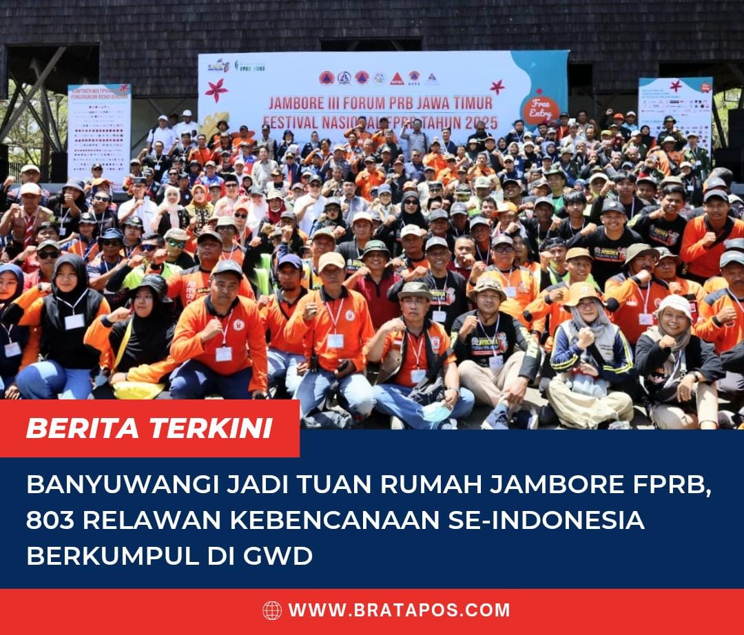 Banyuwangi Jadi Tuan Rumah Jambore FPRB, 803 Relawan Kebencanaan se-Indonesia Berkumpul di GWD
