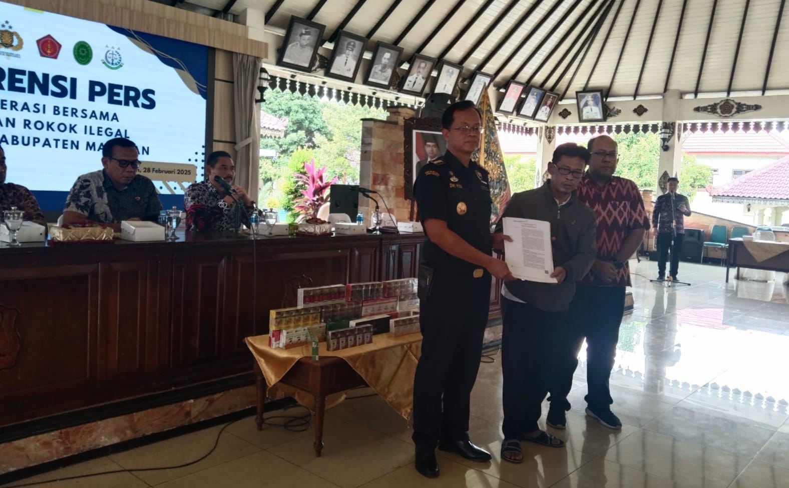 Bea Cukai Madiun Hentikan Kasus Rokok Ilegal di Magetan, Setelah Pelaku Bayar Denda