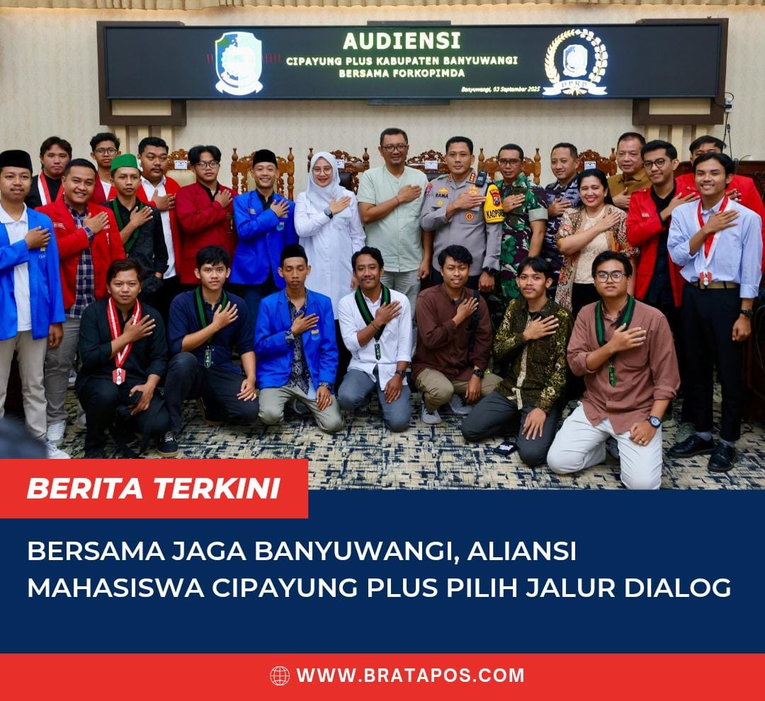 Bersama Jaga Banyuwangi, Aliansi Mahasiswa Cipayung Plus Pilih Jalur Dialog