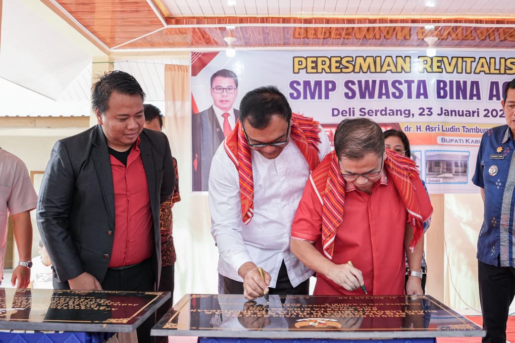 Bupati Deliserdang : Pembangunan Pendidikan Bukan Hanya Fisik, tapi juga Kesadaran & Tanggung Jawab