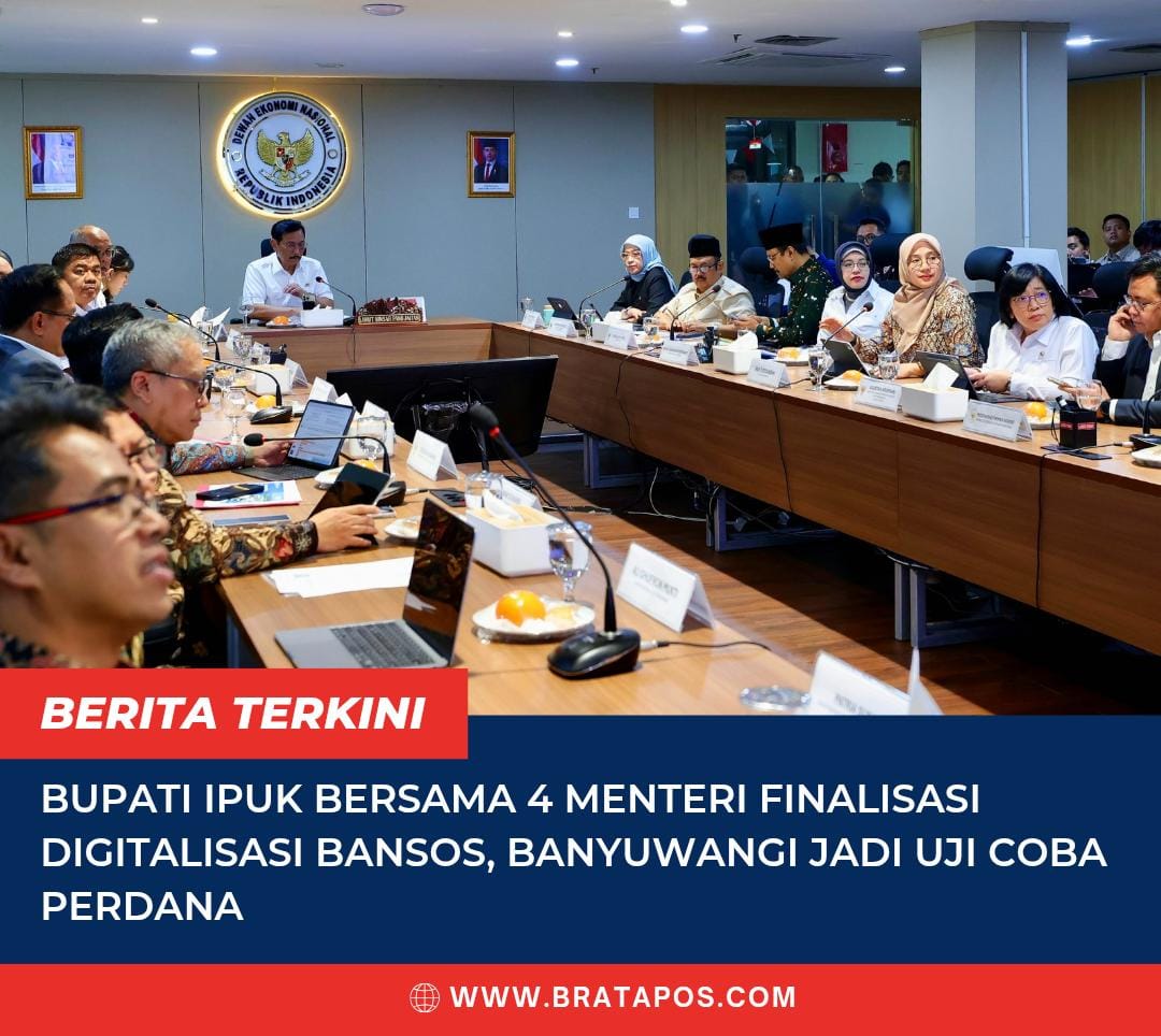Bupati Ipuk Bersama 4 Menteri Finalisasi Digitalisasi Bansos, Banyuwangi Jadi Uji Coba Perdana