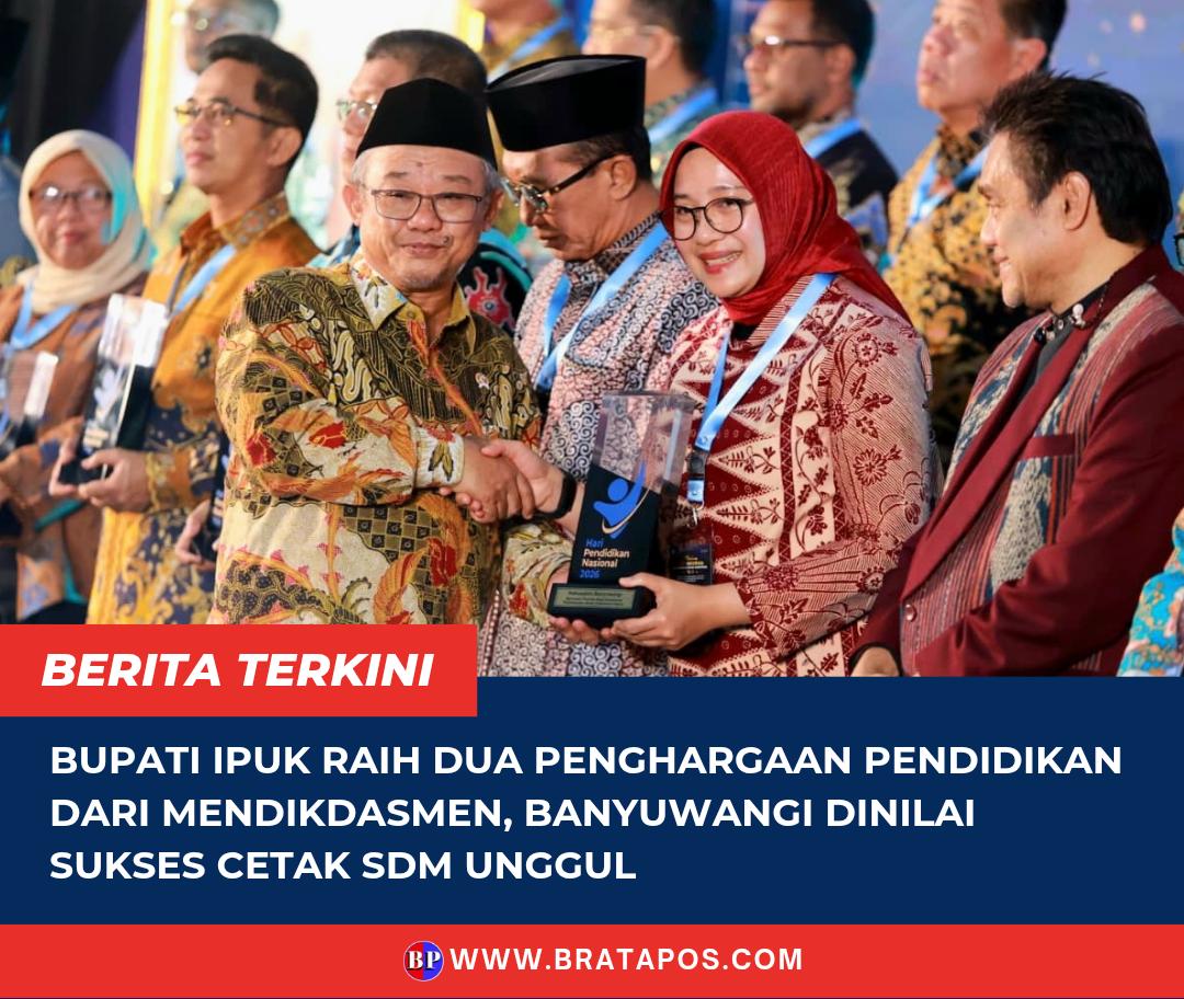 Bupati Ipuk Raih Dua Penghargaan Pendidikan dari Mendikdasmen, Banyuwangi Dinilai Sukses Cetak SDM Unggul