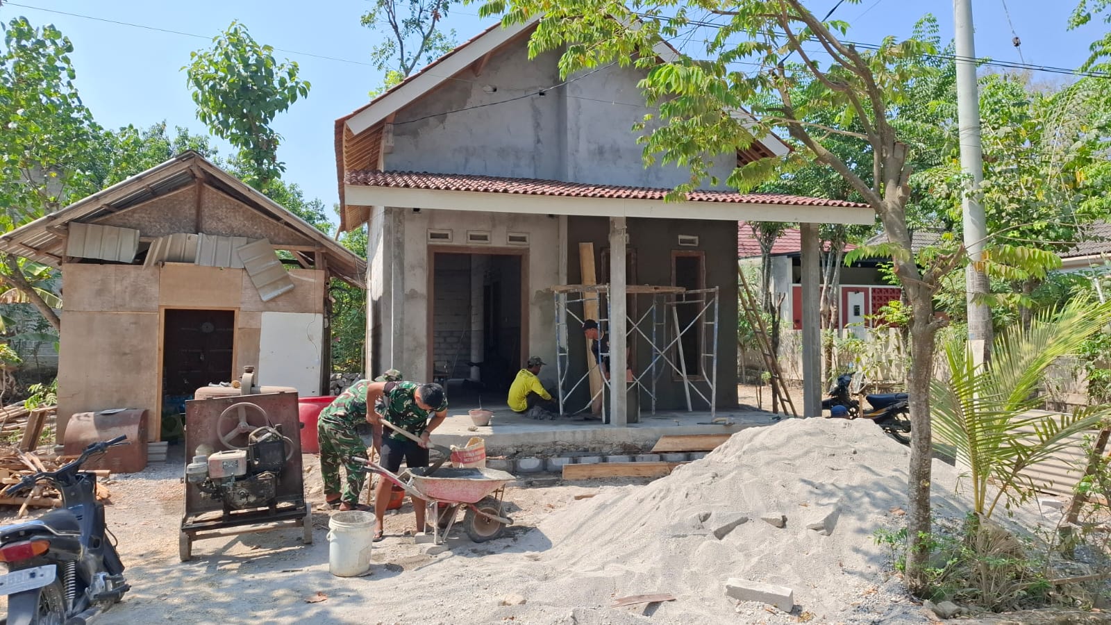 Capai Progres 80 Persen, Rehab RTLH TMMD Ke-129 Siap Ditempati Kembali