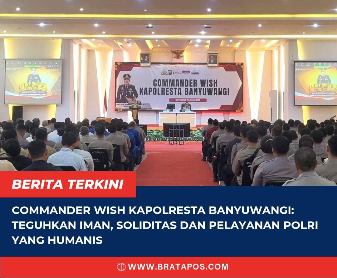 Commander Wish Kapolresta Banyuwangi: Teguhkan Iman, Soliditas dan Pelayanan Polri yang Humanis