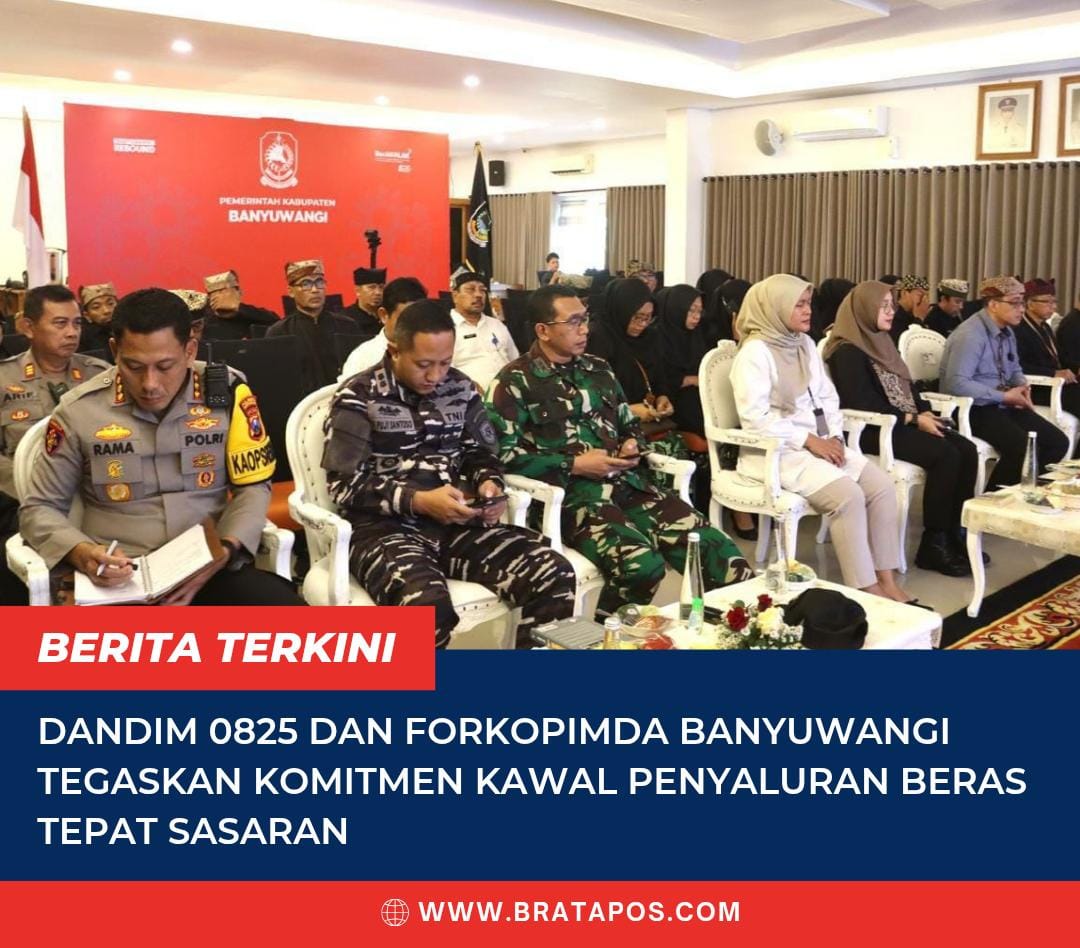 Dandim 0825 dan Forkopimda Banyuwangi Tegaskan Komitmen Kawal Penyaluran Beras Tepat Sasaran
