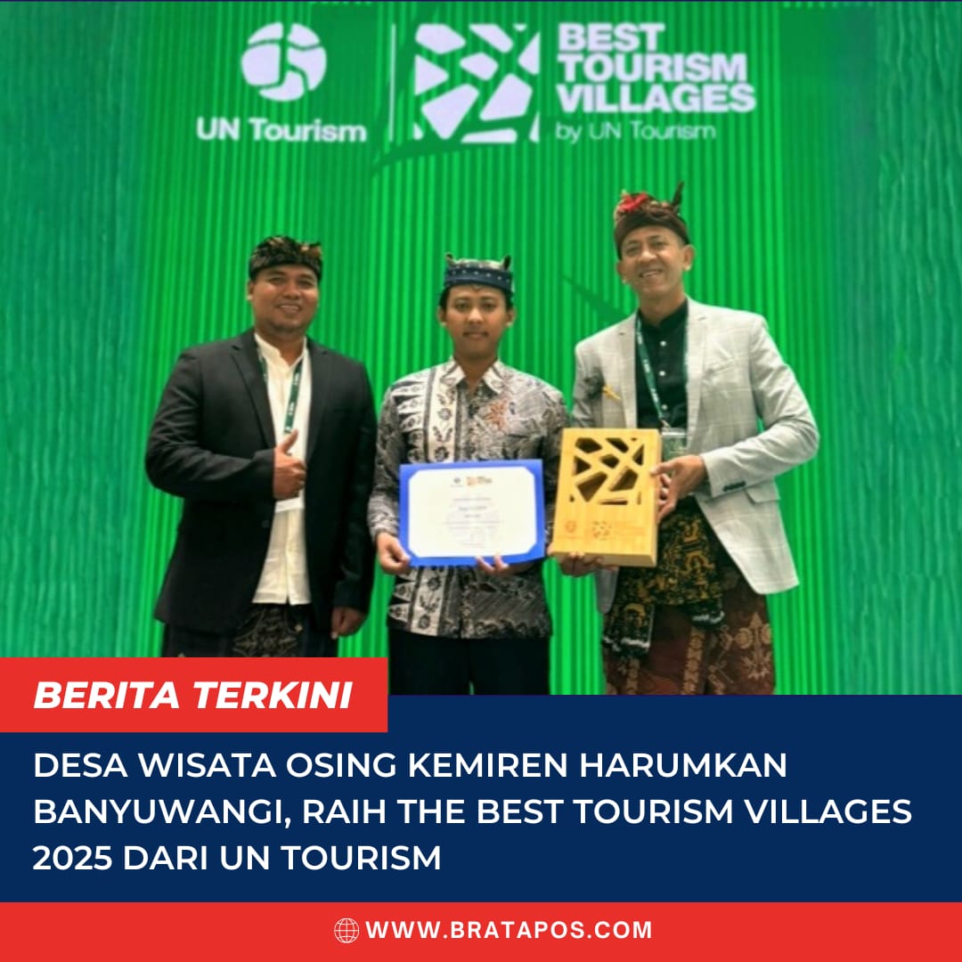 Desa Wisata Osing Kemiren Harumkan Banyuwangi, Raih The Best Tourism Villages 2025 dari UN Tourism