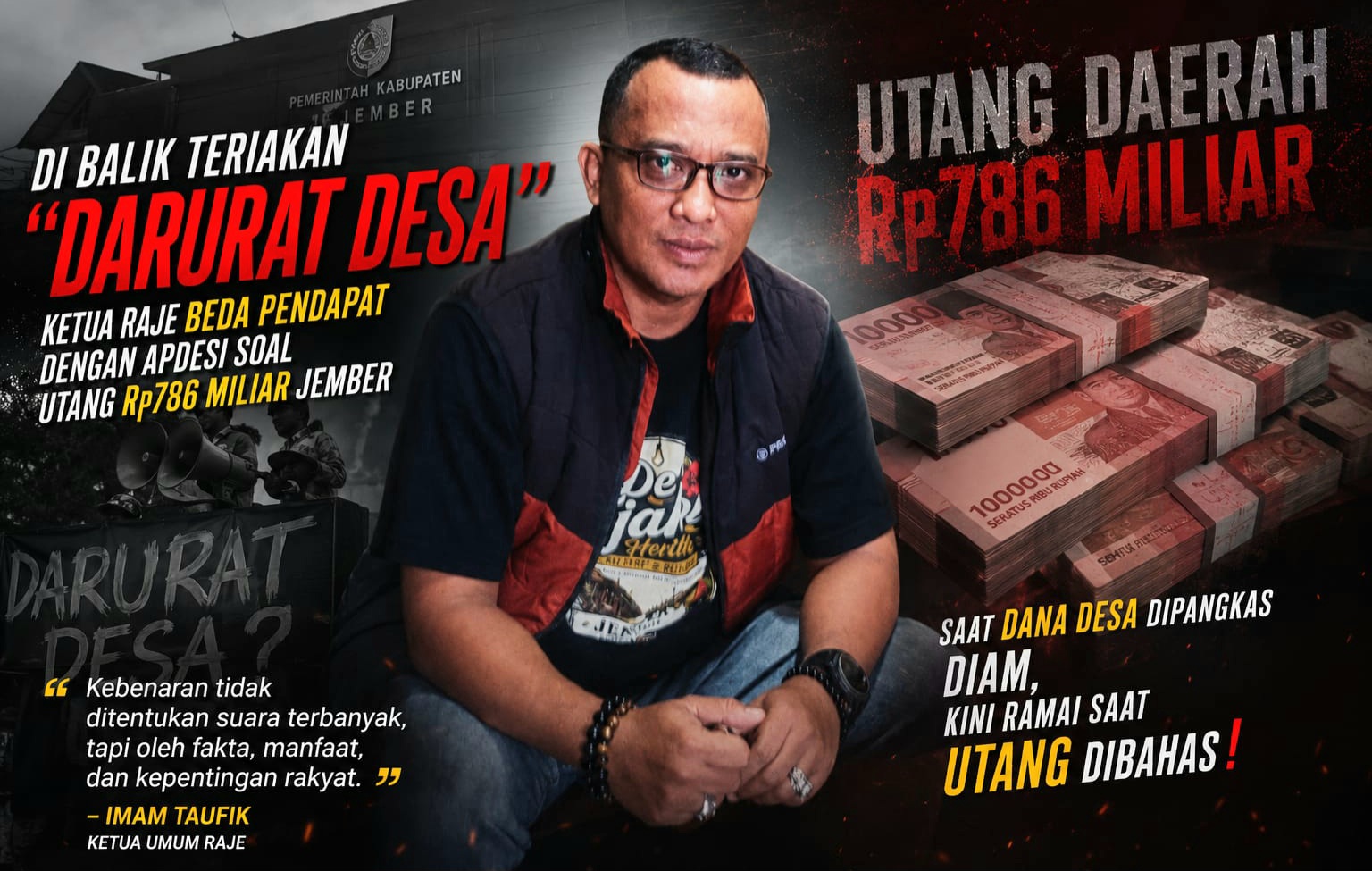 Di Balik Teriakan "Darurat Desa": Ketua RAJE Beda Pendapat dengan APDESI Soal Utang Rp786 Miliar