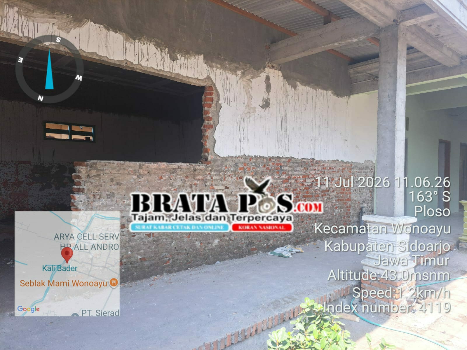 Diduga Dikerjakan Kader PDIP Tiga Proyek Revitalisasi TK dan SD di Wonoayu Sidoarjo Disorot LSM