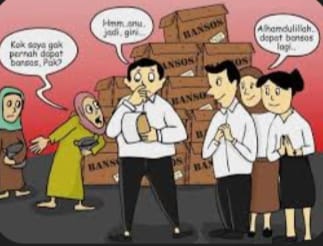 Diduga Pemdes Karang Penang Oloh TA 2024 Jual Beras Bansos, Pj Kades Bungkam