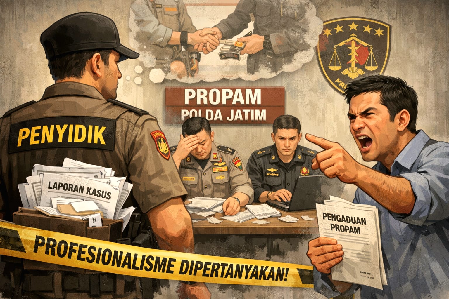 Diduga Tak Profesional Tangani Perkara, Oknum Penyidik Terancam Dilaporkan ke Propam Polda Jatim