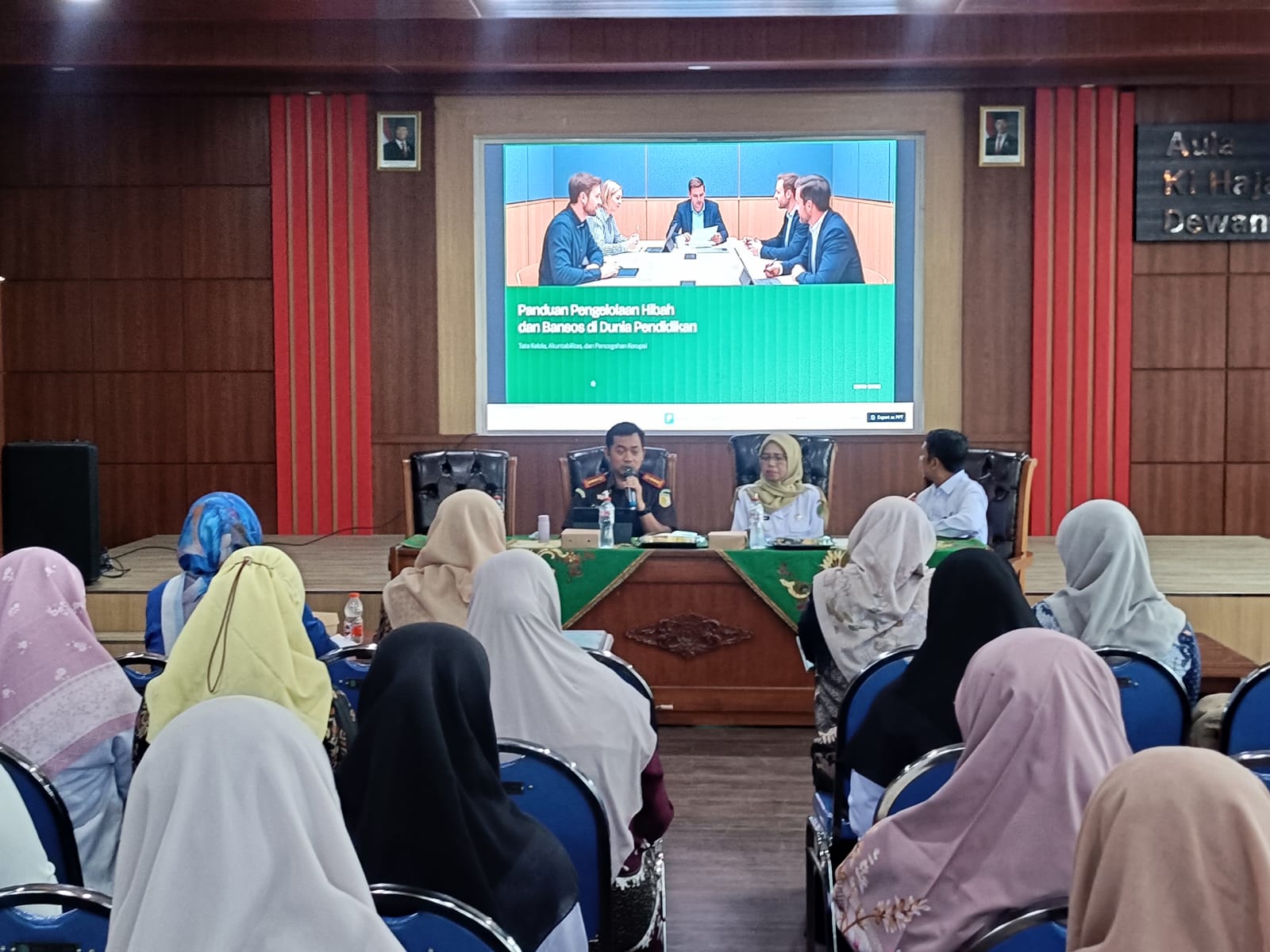 Dinas Pendidikan dan kebudayaan Menekankan Penggunaan Dana Hibah KBM Dalam Pembinaan Bersama Kajari.