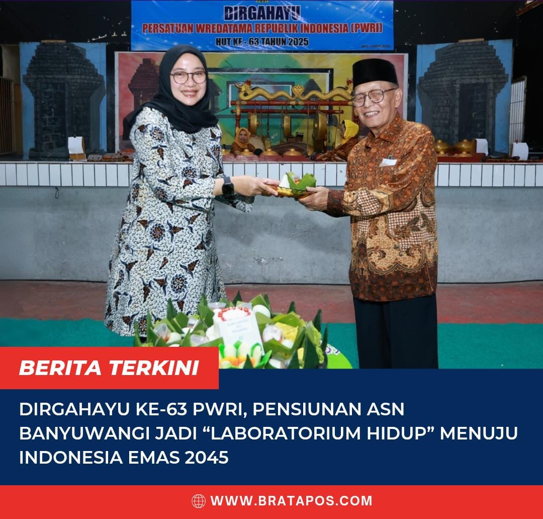 Dirgahayu ke-63 PWRI, Pensiunan ASN Banyuwangi Jadi “Laboratorium Hidup” Menuju Indonesia Emas 2045