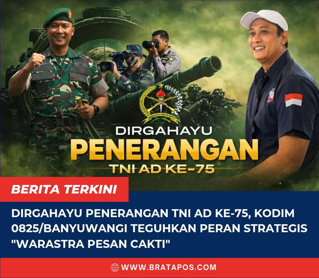 Dirgahayu Penerangan TNI AD ke-75, Kodim 0825/Banyuwangi Teguhkan Peran Strategis "Warastra Pesan Cakti"