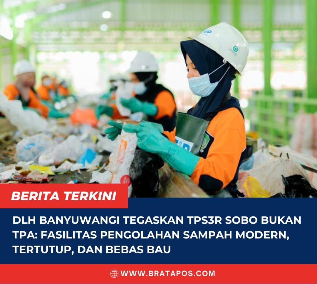 DLH Banyuwangi Tegaskan TPS3R Sobo Bukan TPA: Fasilitas Pengolahan Sampah Modern, Tertutup, dan Bebas Bau