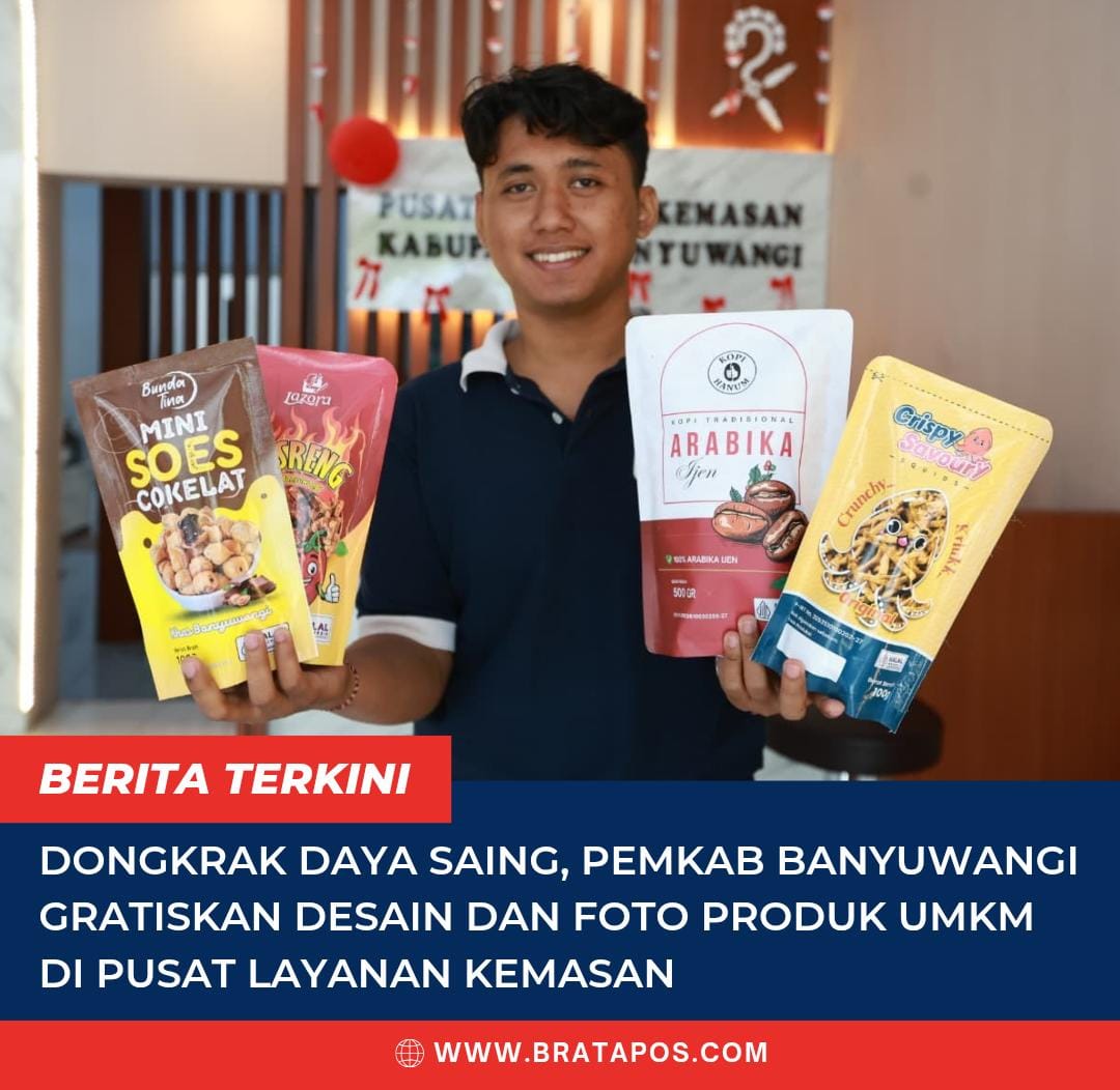 Dongkrak Daya Saing, Pemkab Banyuwangi Gratiskan Desain dan Foto Produk UMKM di Pusat Layanan Kemasan