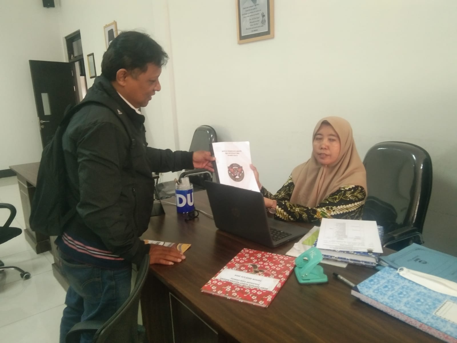 DPC Squad Nusantara Madiun Raya, Resmi Serahkan Berkas Pendataan ke Kesbangpol Kabupaten Madiun